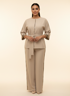 Silk Crepe Two-Piece Set