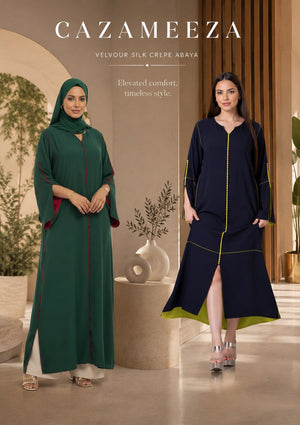 Velour Silk Crepe Abaya