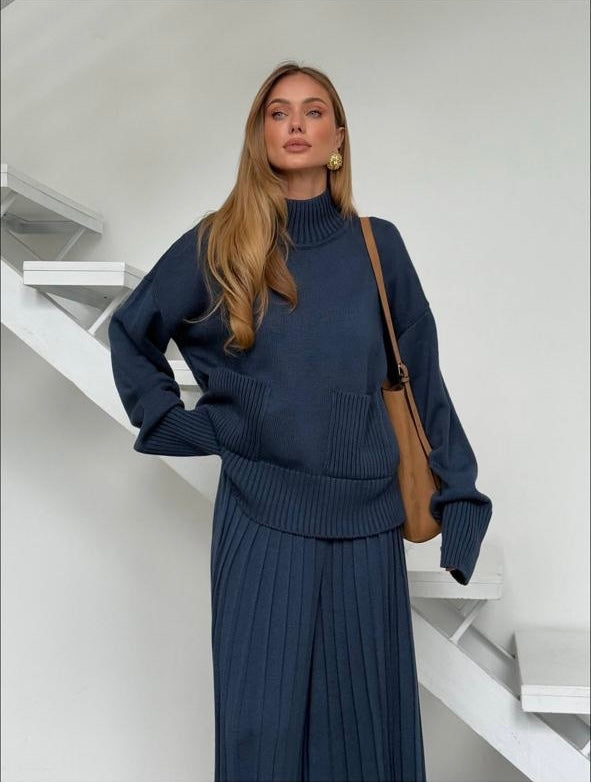 Oversized Knit Sweater Set - 2 Pieces | Cazameza – Cazameeza