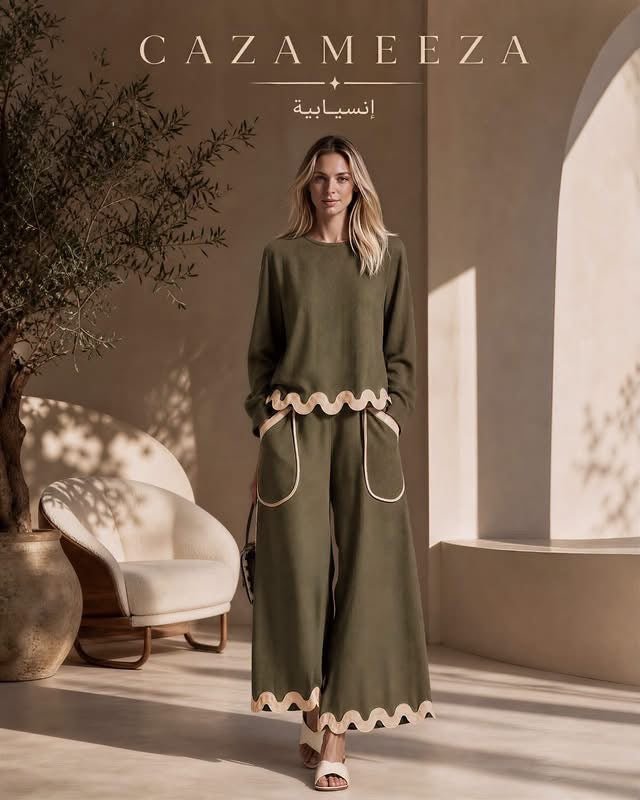 Matrix Linen set 2 pieces – Cazameeza