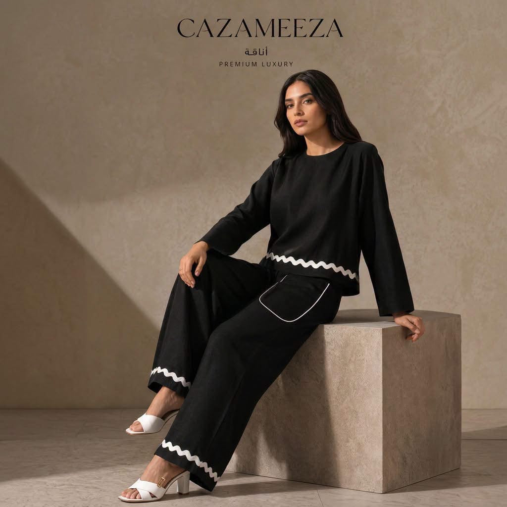 Matrix Linen set 2 pieces – Cazameeza
