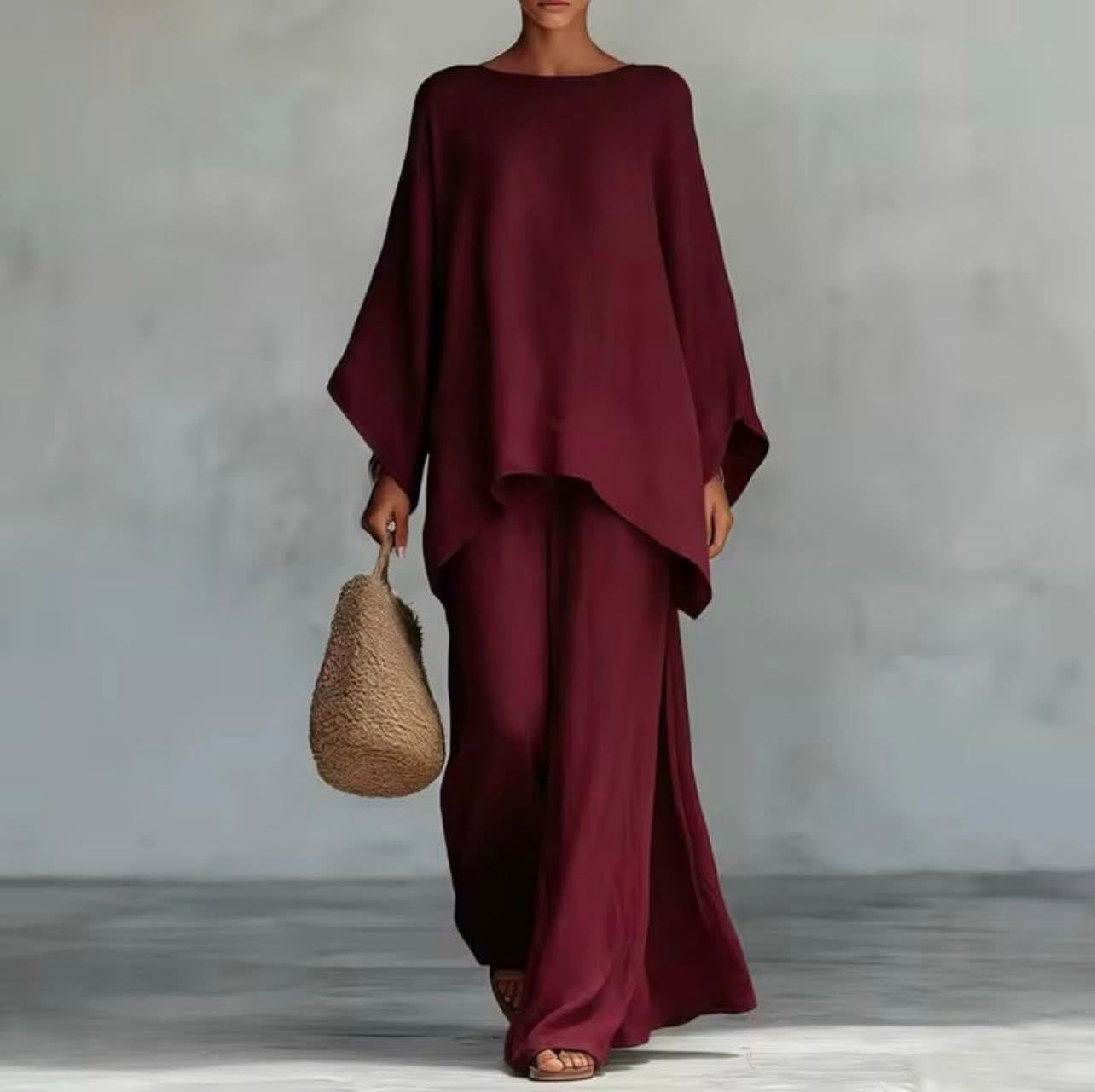 Two-Piece Linen Flow set – Cazameeza