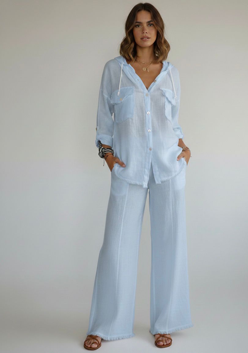 Summer Drift Linen Set – Cazameeza