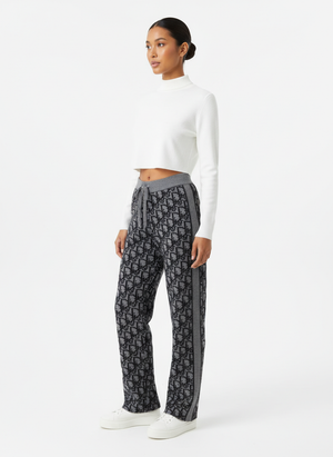 Monogram Knit Pants