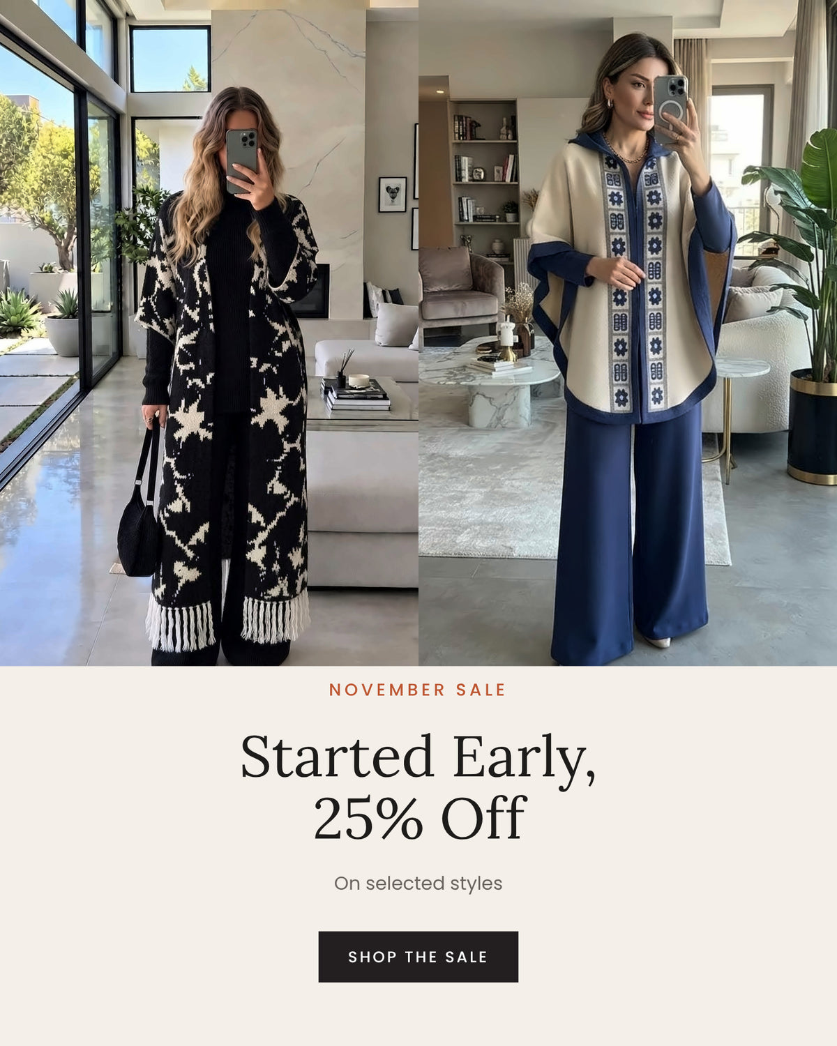 Cazameeza November Sale – 25% off selected styles
